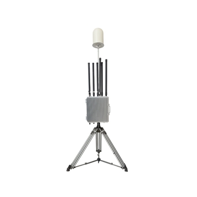 Drone detectie- en tegenmaatregelenapparatuur, 5m detectiebereik, 1500~2000m (Omni) tegenbereik, 360° detectiehoek, automatische modus met UAV-wacht
